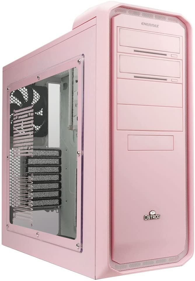 ピンクのPCケース
