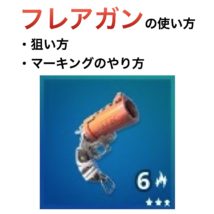 フレアガンの使い方